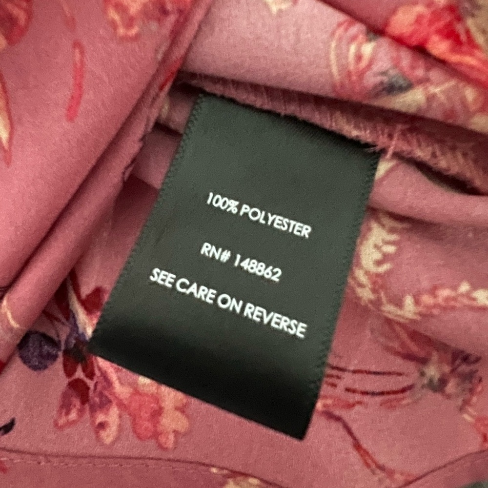 Torrid Pink Floral Cold-Shoulder Ruffle Tank - Picture 4 of 4